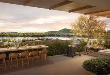CANVAS Cherngtalay · Sunset BBQ Terrace · визуализация Sansiri