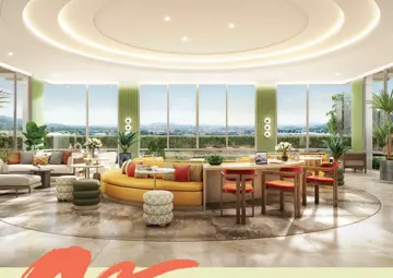 CANVAS Cherngtalay · Sky Living Lounge · коворкинг · визуализация Sansiri