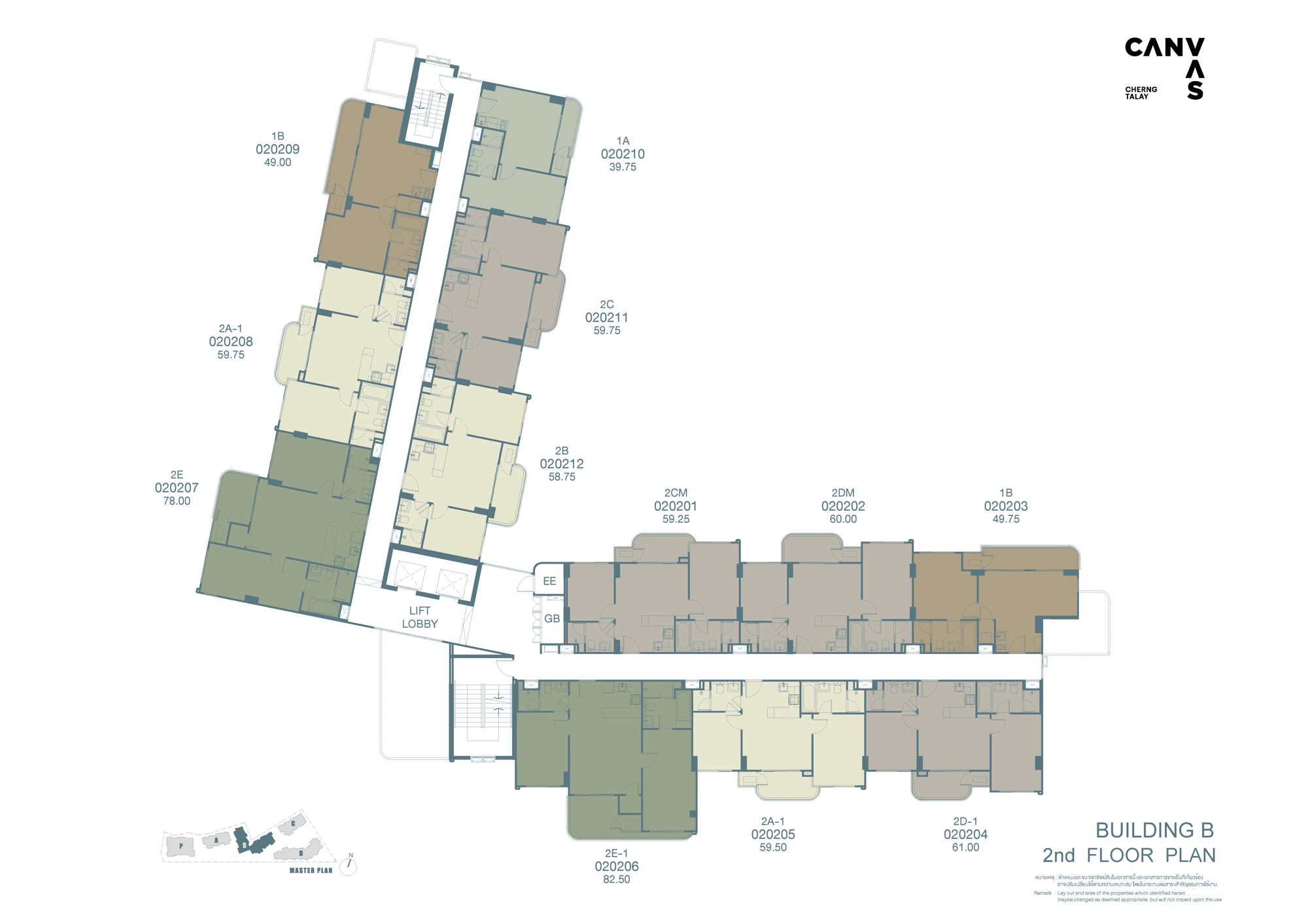 CANVAS Cherngtalay · B · floor plan 2