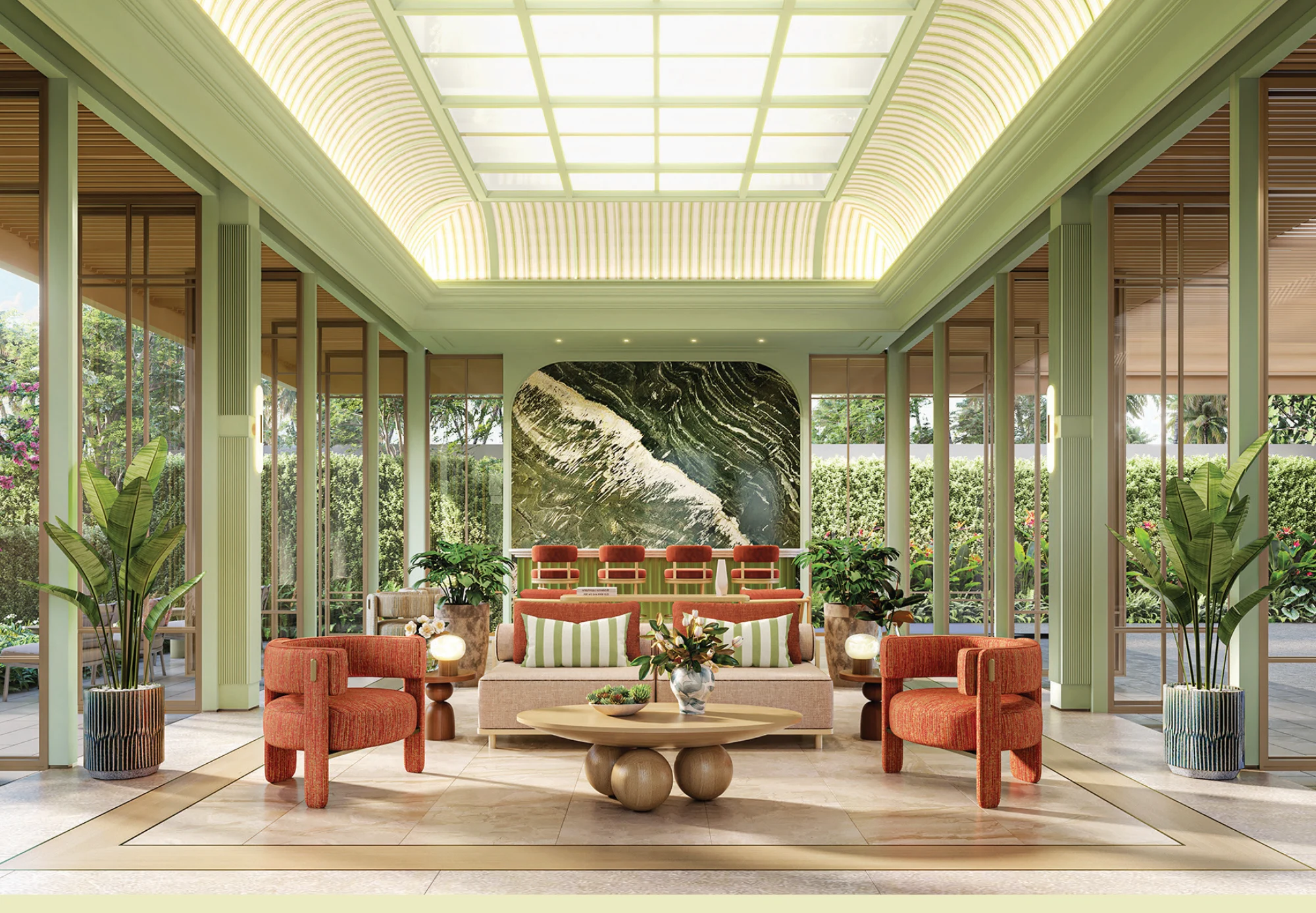 CANVAS Cherngtalay · The Welcome Cabana · lobby · Sansiri rendering