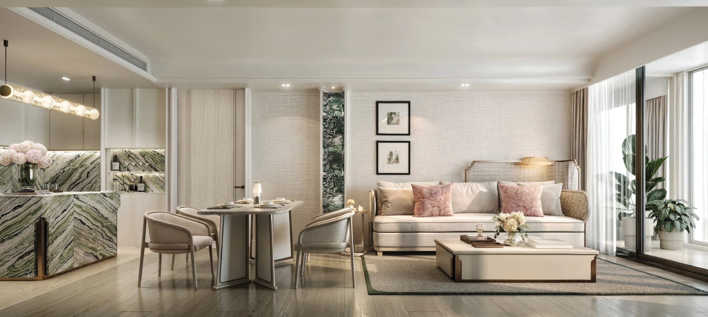 InterContinental Phuket Residences · Example interior · developer rendering