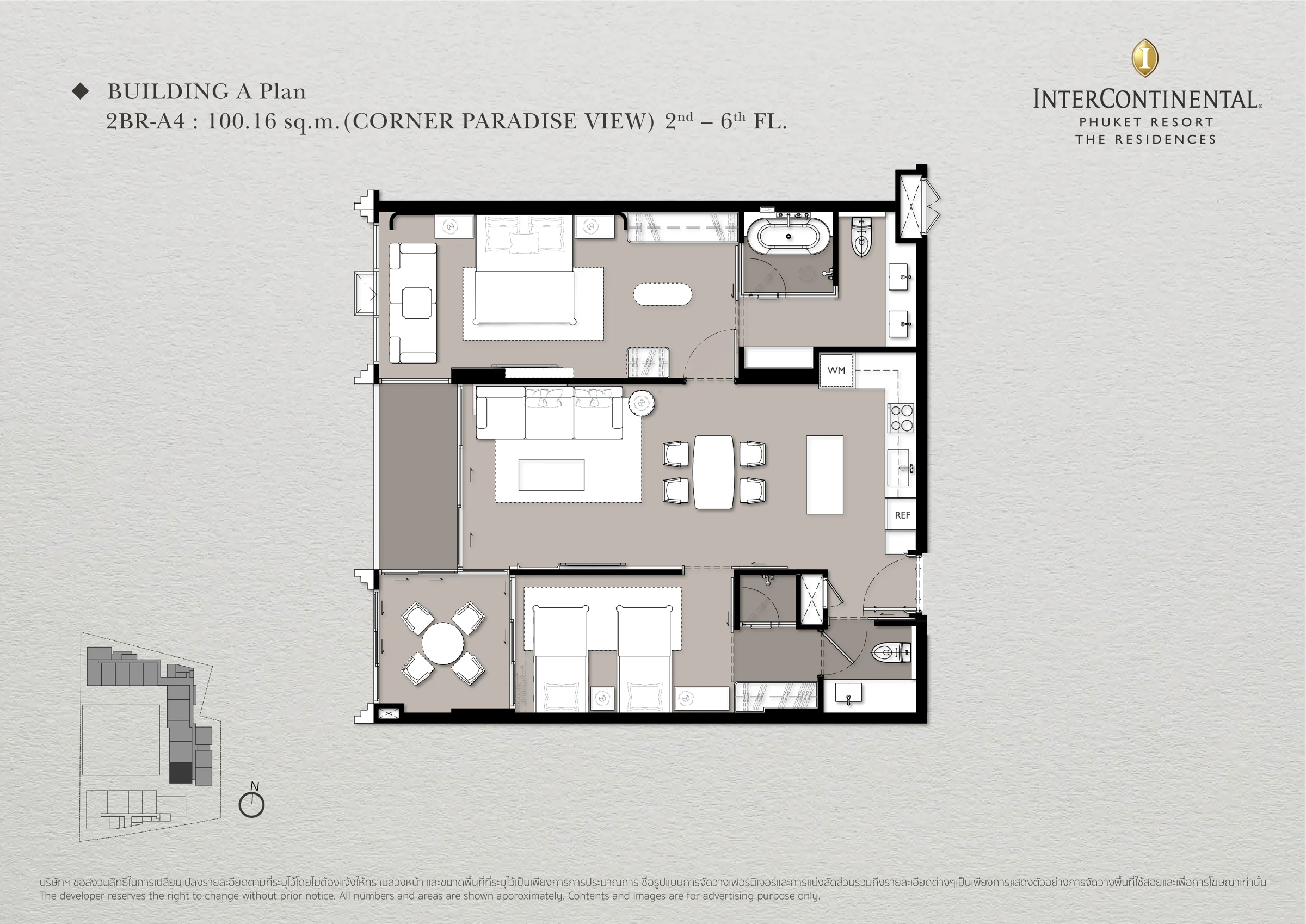 Residence layout A411 · InterContinental Phuket Residences