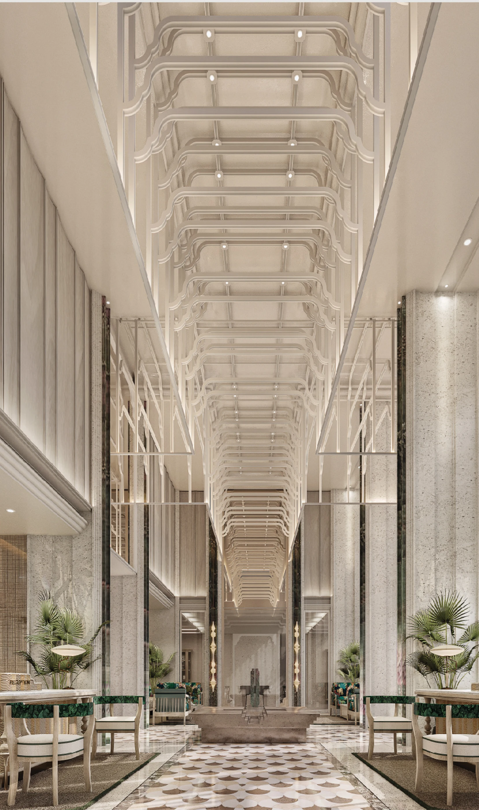 InterContinental Phuket Residences · Residences lobby · developer rendering