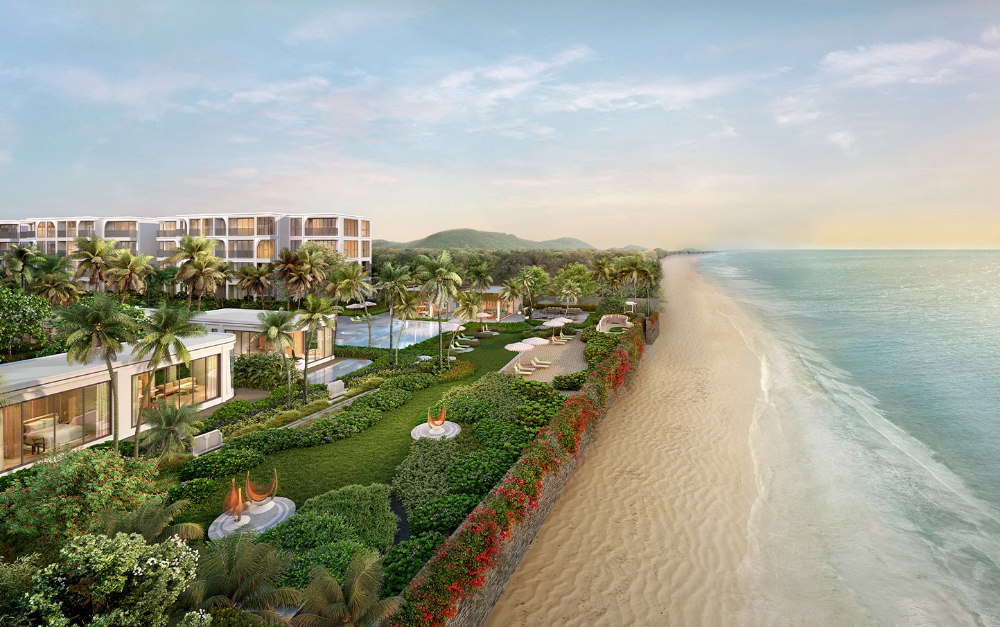The Standard Residences · Бассейн у моря · визуализация застройщика