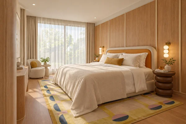 The Standard Residences · Визуализация MM · Основная спальня · 010201 · концепция интерьера · 3
