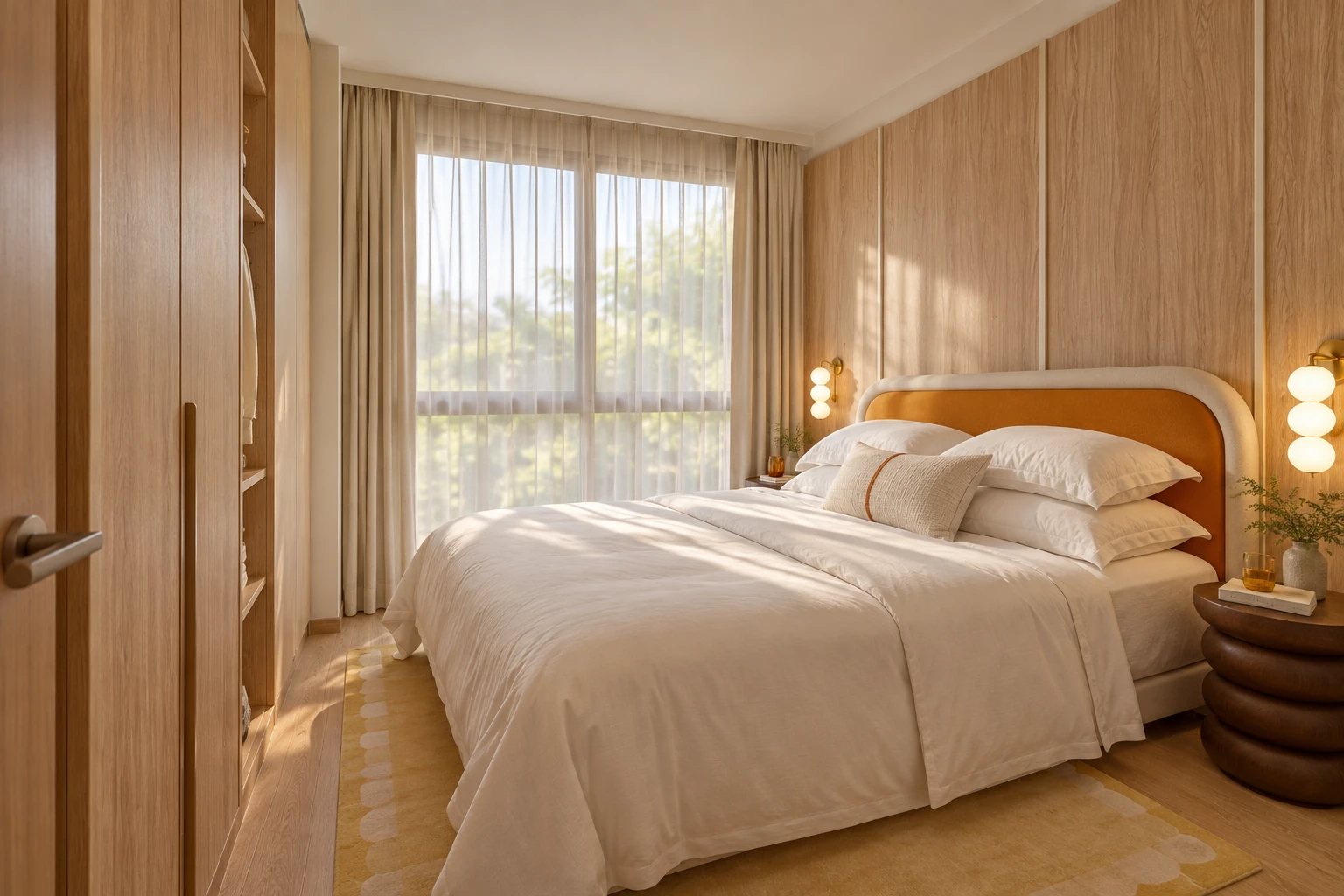 The Standard Residences · Визуализация MM · Визуализация MM · 1Bm · Основная спальня · 010206 · концепция интерьера