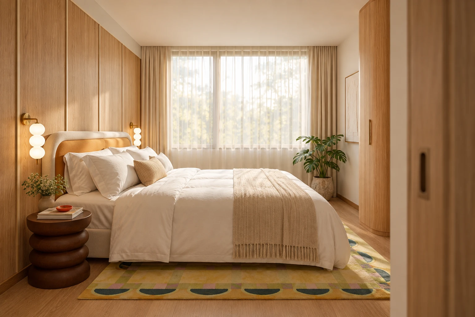 The Standard Residences · Визуализация MM · Визуализация MM · 1B · Основная спальня · 010709 · концепция интерьера