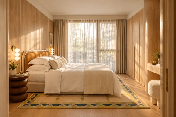 The Standard Residences · Визуализация MM · Основная спальня · 040106 · концепция интерьера · 3