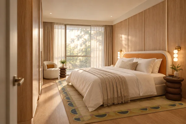 The Standard Residences · Визуализация MM · Основная спальня · 050203 · концепция интерьера · 3