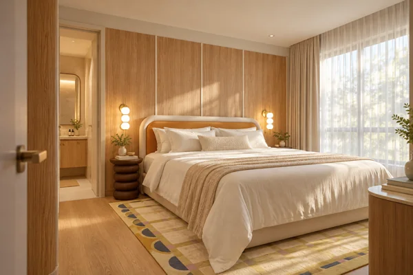 The Standard Residences · Визуализация MM · Основная спальня · 070204 · концепция интерьера · 3