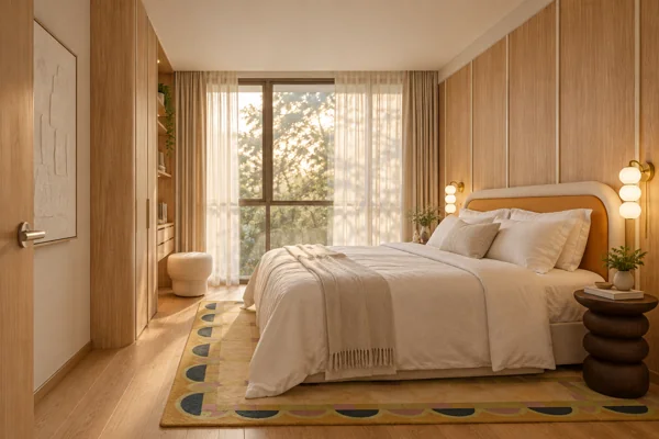 The Standard Residences · Визуализация MM · Основная спальня · 070401 · концепция интерьера · 3